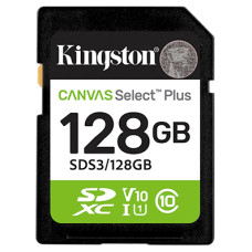 Kingston SDS3 128GB Canvas Select Plus V10 A1