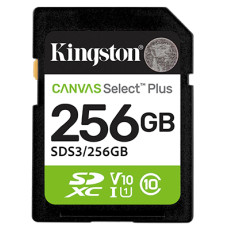 Kingston SDS3 256GB Canvas Select Plus V10 A1