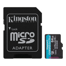 Kingston Micro SDCG3 64Gb Class10 UHS-I + adapt