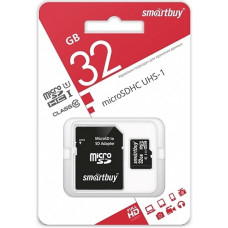 Флэш-карты SmartBuy micro SDHS 32GB Class10 (с адапт)