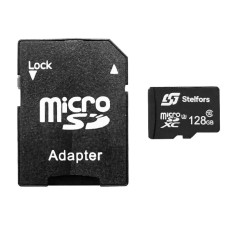 Флэш-карты Stelfors microSDHC  128GB class 10/UHS-3 (+SD адаптер)