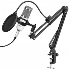 Конденсаторный микрофон Набор studio BM800 JBH белый/серебро