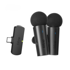 Микрофон Fifine M8 2шт(Беспроводной) Black