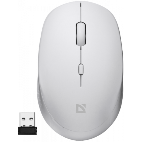 Мышь беспр Defender Auris MB-027 бел(52028) Мышь беспр Defender Auris MB-027 бел(52028)
