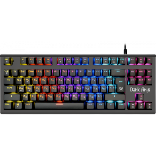 Клавиатура игр мех Defender Dark Arts GK-375 RU Rainbow (45375)