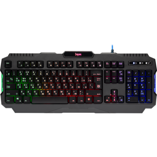 Клавиатура игр Defender Legion GK-010DL RU,RGB подсв,19 Anti-Ghos,(45010)