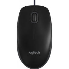 Мышка пров Logitech B100 black
