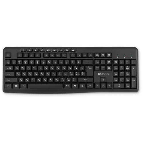 Клавиатура беспр Oklick K225W черн (1875232)