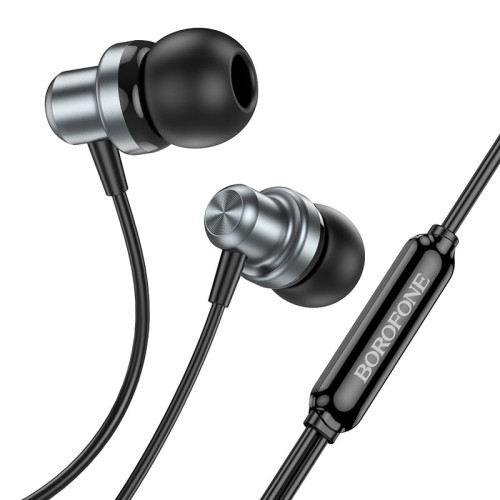 Наушники Borofone BM70 metal grey