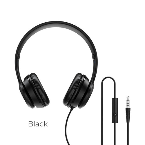 Наушники Borofone BO5 Star sound Black (полноразм)