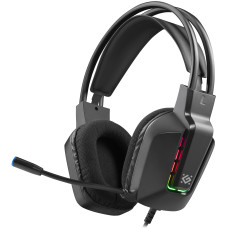 Гарн полн ПК Defender игр Gothic черный, RGB, провод 1.8 м