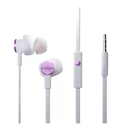 Наушники More choice P42 1.2m white pink