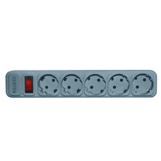 Сетевой фильтр Centek CT-8900-5-4,5 серый