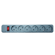 Сетевой фильтр Centek CT-8901-6-3,0 серый