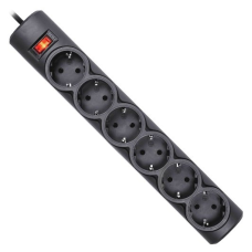 Сетевой фильтр Defender DFS 753 3 m, 5 роз, 2 USB 2.1A (99753)