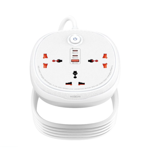 Сетевой фильтр Moxom MX-ST27 3USB*3 розетки 2m white