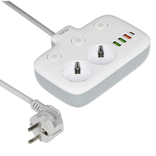 Сетевой фильтр TFN Power 2 белый (TFN-POWER2WH) Сетевой фильтр TFN Power 2 белый (TFN-POWER2WH)