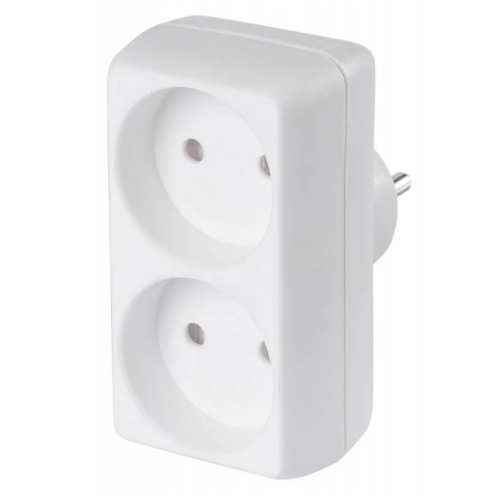 Сетевой разветвитель Buro BU-PS2-W (2 розетки) белый