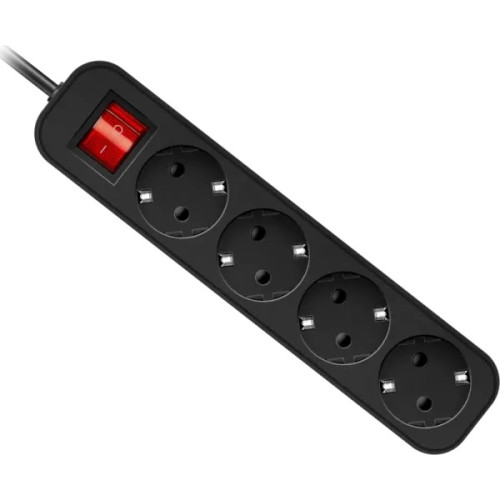 Сетевой фильтр Defender G450 Выключатель, 5.0 м, 4 розетки