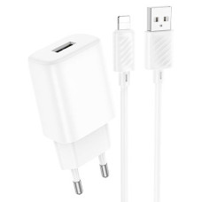 СЗУ Hoco C134A 1USB 12W+ каб.Lightning white
