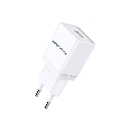 СЗУ More choice NC33 1USB 1A white СЗУ More choice NC33 1USB 1A white