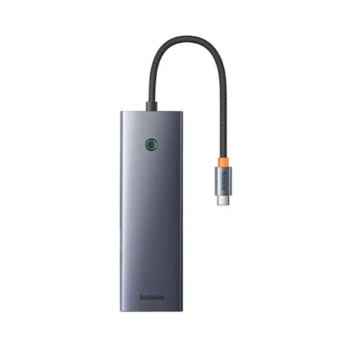 USB Hub Baseus UltraJoy Series 5в1 USB-C - USB3.0+RJ45*1+PD*1 grey