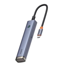 USB Hub Baseus UltraJoy Series 6в1 USB-C-HDMI4K 30Hz*1+USB3.0*2+USB2.0*1+Type-C3.0*1+PD*1 grey