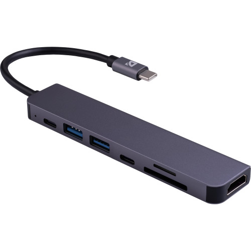 USB Hub Defender HB-04 Type-C, SD/TF/HDMI/USB/Type-C USB Hub Defender HB-04 Type-C, SD/TF/HDMI/USB/Type-C