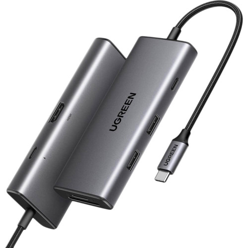 USB Hub Ugreen CM498 Revodok Pro 7-in-1 4K@30Hz серый(15531) USB Hub Ugreen CM498 Revodok Pro 7-in-1 4K@30Hz серый(15531)