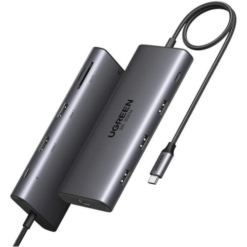 USB Hub Ugreen CM639 Revodok Pro 10-in-1 8K@30Hz(15534)