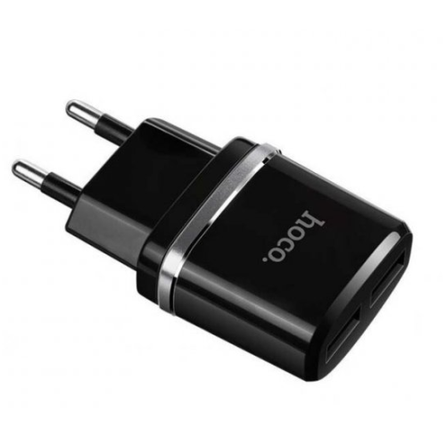 СЗУ Hoco C12 2.4A 2USB black