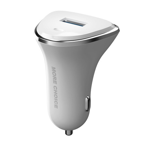 АЗУ More choice AC22m 2USB+micro 2.4A white