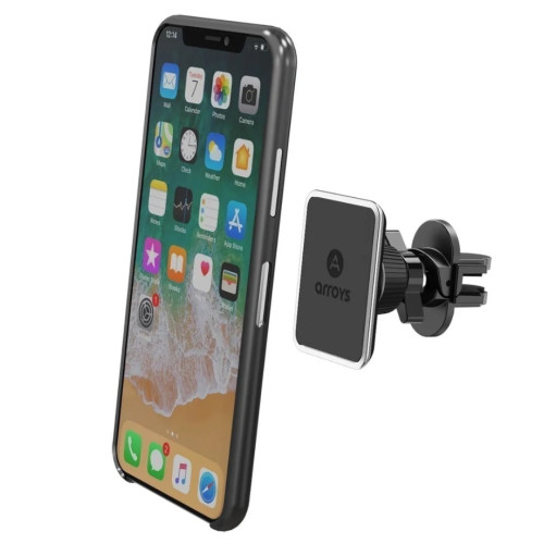 Автодержатель Arroys Vent One black silver