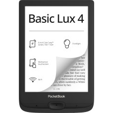 Электронная книга PocketBook 618 Basic Lux 4 Ink, WiFi, чёрная [PB618-P-WW]