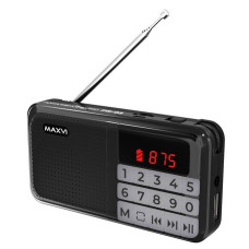 Радио FM-приемник Maxvi PR-02 black