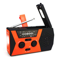 Радиоприемник переносной Retekess HR12W black/orange