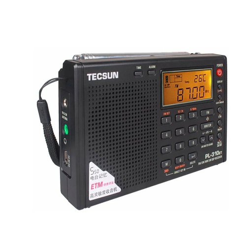 Радиоприемник переносной Tecsun PL-310ET black
