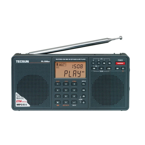 Радиоприемник переносной Tecsun PL-398MP black