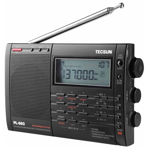 Радиоприемник переносной Tecsun PL-660 black Радиоприемник переносной Tecsun PL-660 black