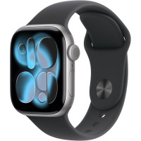 Часы Apple Watch S11 42mm Space Gray Aluminium Case with Black Sport Band(MEQW4LW/A)/SM