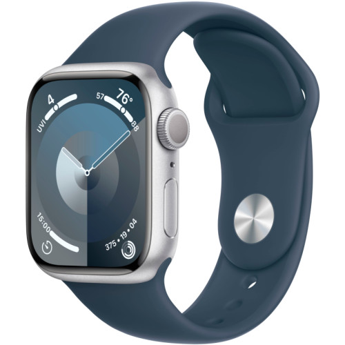 Apple Watch 9 41mm Silver Blue MR923LL A S L Xtel