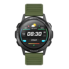 Смарт-часы BQ Watch 1.3 black+dark green wristband