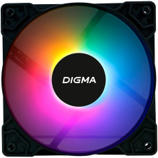 Вентилятор Digma DFAN-FRGB1 120x120x25mm 3-pin 4-pin