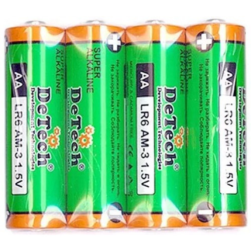 Эл пит DeTech DT AA LR6 зеленые большие
