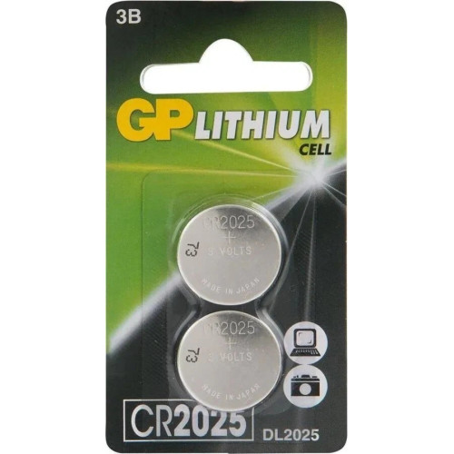 Эл пит GP Lithium CR2025 блистер GP CR2025E-7CR2 (2шт)