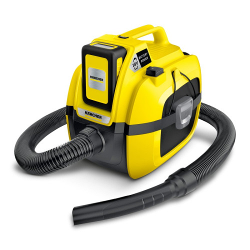 Пылесос KARCHER  WD 1 Compact Battery Set 230Вт желтый/черный 1.198-301.0