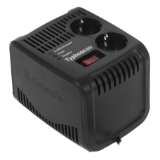 Стабилизатор напряжения Defender AVR Typhoon 600 200Вт 2розетки
