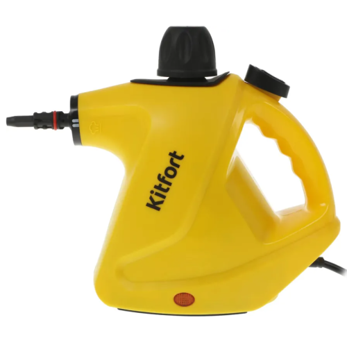 Пароочиститель Kitfort KT-9138-3 Черный/Желтый Пароочиститель Kitfort KT-9138-3 Черный/Желтый
