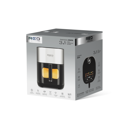 Аэрогриль RED SOLUTION WS270 (2100Вт 2 ТЭНа .6л,пар)