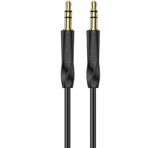 Кабель AUX BL16 Borofone 1m black Кабель AUX BL16 Borofone 1m black
